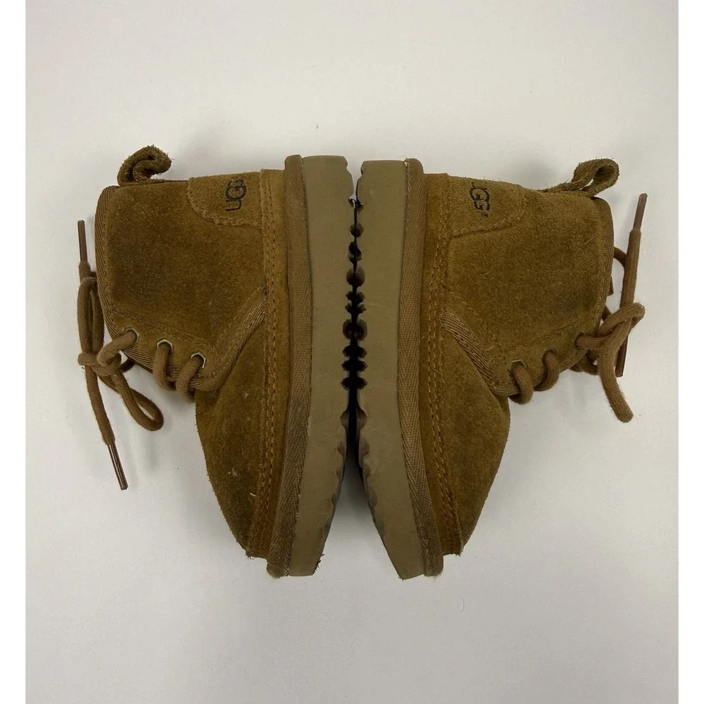 Ugg Neumel II Chestnut Suede Toddler‎ Kids chukka Boots  Size 6